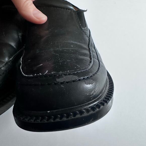 Nordstrom Rack Black Loafers Boys Dress Shoes - Size 5 - Picture 3 of 6